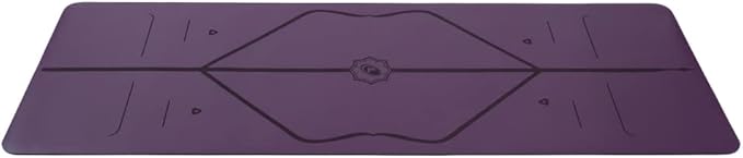 Liforme Original Yoga Mat – Free Yoga Bag Included - Patented Alignment System, Warrior-like Grip, Non-slip, Eco-friendly, sweat-resistant, long, wide, 4.2mm thick mat for comfort