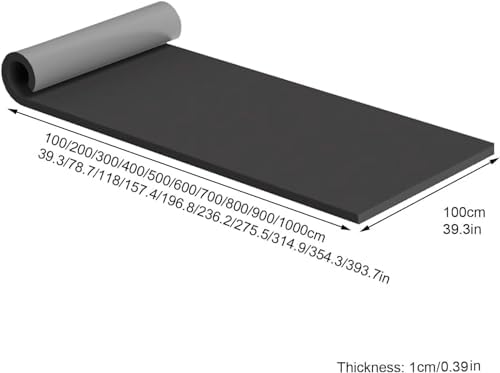 Self-Adhesive Garage Wall Protectors - Grey Rubber Foam Guards for Studio & Gym, 39.3x39.3in (100x100cm) - Wall Protection & Damage Prevention