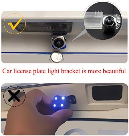 Chrome Starlight Car Rear View Camera for Toyota 4Runner/Hilux Surf/Toyota Fortuner SW4 / Toyota Innova & Waterproof and Shockproof Reversing Backup Camera (Chrome Starlight Adjustable Angle)