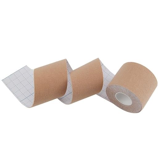 WOD Nation Kinesiology Tape Roll Latex Free, Waterproof Athletic Tape, Tape, Sports Tape for Pain Relief - Supports & Stabilizes Knee, Muscles, Joints - 2 Inch x 16.4 Feet Roll, Tan