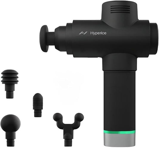 Hyperice Hypervolt 2 Pro - Featuring Quiet Glide Technology - Handheld Percussion Massage Gun - 5 Speeds, 5 Interchangeable Heads - Helps Relieve Sore Muscles and Stiffness FSA-HSA