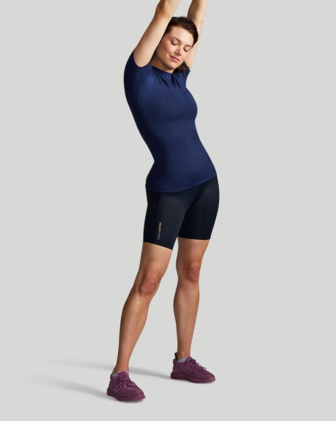 Tommie Copper Shoulder Support Shirt for Women, Posture Corrector Compression Shirt with UPF 50 Sun Protection