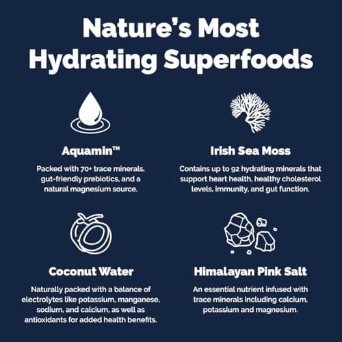 Voli Electrolytes Powder Packets | No Added Sugar Electrolyte Drink Mix for Hydration | Keto & Fasting Friendly, Natural Superfoods & Minerals | Strawberry Lemonade, 30-Count