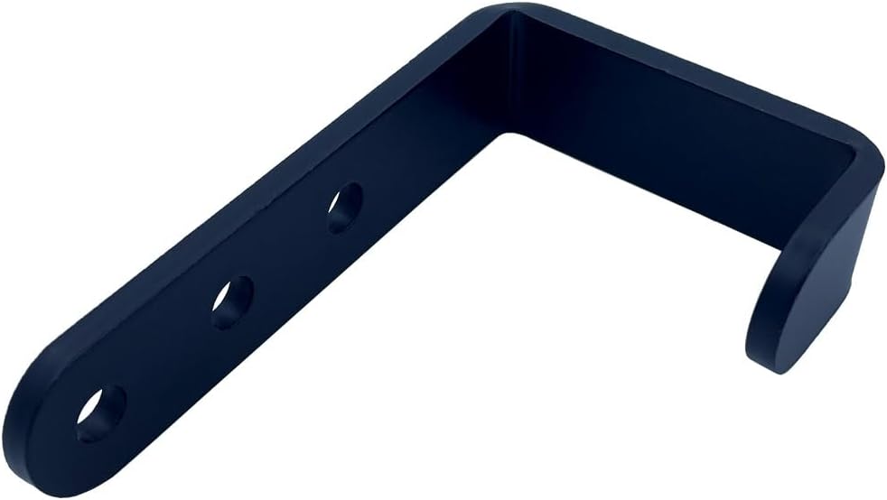 4 Pcs Black Heavy Duty Metal j Hooks for Hanging 230 lbs, Wall Mount Hook for Hanging Garage Storage Home Office Gym Sports Equipment, Tool Organization,Small U Hooks (L)