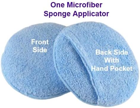 Leather CPR Microfiber Applicator Sponge & 2pcs 16in Towels - Use for Applying Conditioner and Cleaner to Car Interiors and Furniture