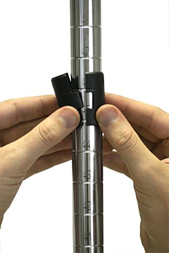 Omega 24" Deep x 66" Wide x 80" High 3 Tier Chrome Starter Shelving Unit