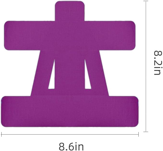 IEADEN Precut Kinesiology Tape for Shoulder, 10 Pcs - Shoulder Support & Stability, Shoulder Pain Relief Athletic Tape - Waterproof & Elastic, Breathable Hypoallergenic Latex-Free Tape, Purple