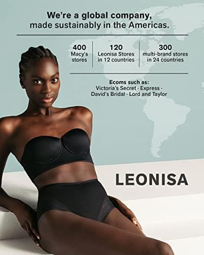 Leonisa Women's Posture Corrector Wireless Back Support Bra, White, 36C