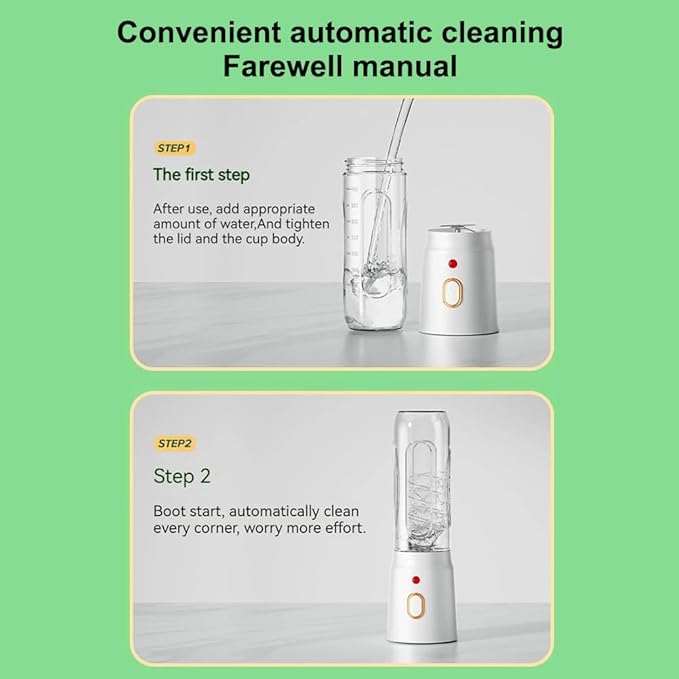 Personal Size Blender for Shakes and Smoothies,15.6 oz Portable Blender with 10 Blades and 2 cups,Rechargeable Mixers Fresh Fruit Juicers For Travel,Sports,Outing