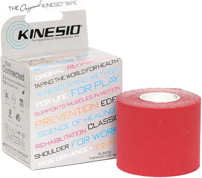 Kinesio Taping - Elastic Therapeutic Athletic Tape Tex Classic - New Red Chile – 2 in. x 13 ft
