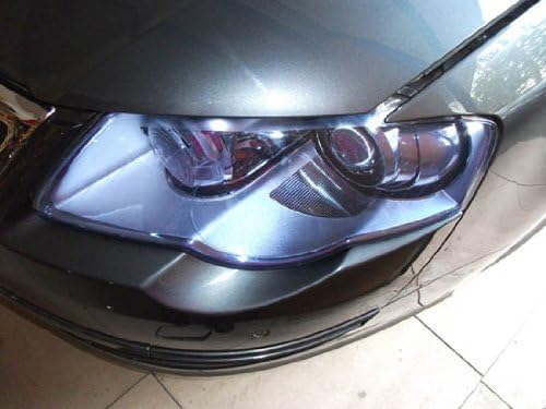 12 by 48 Inches Self Adhesive Headlight, Tail Lights, Fog Lights Tint Vinyl Film (12 X 48, Dark Blue)