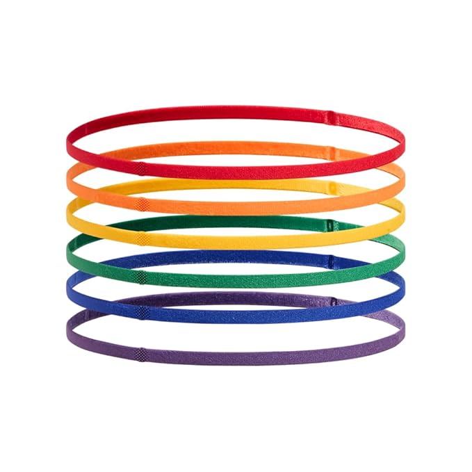 Under Armour Womens Mini Elastics 6 Pack, (601) Red / / White, One Size Fits Most