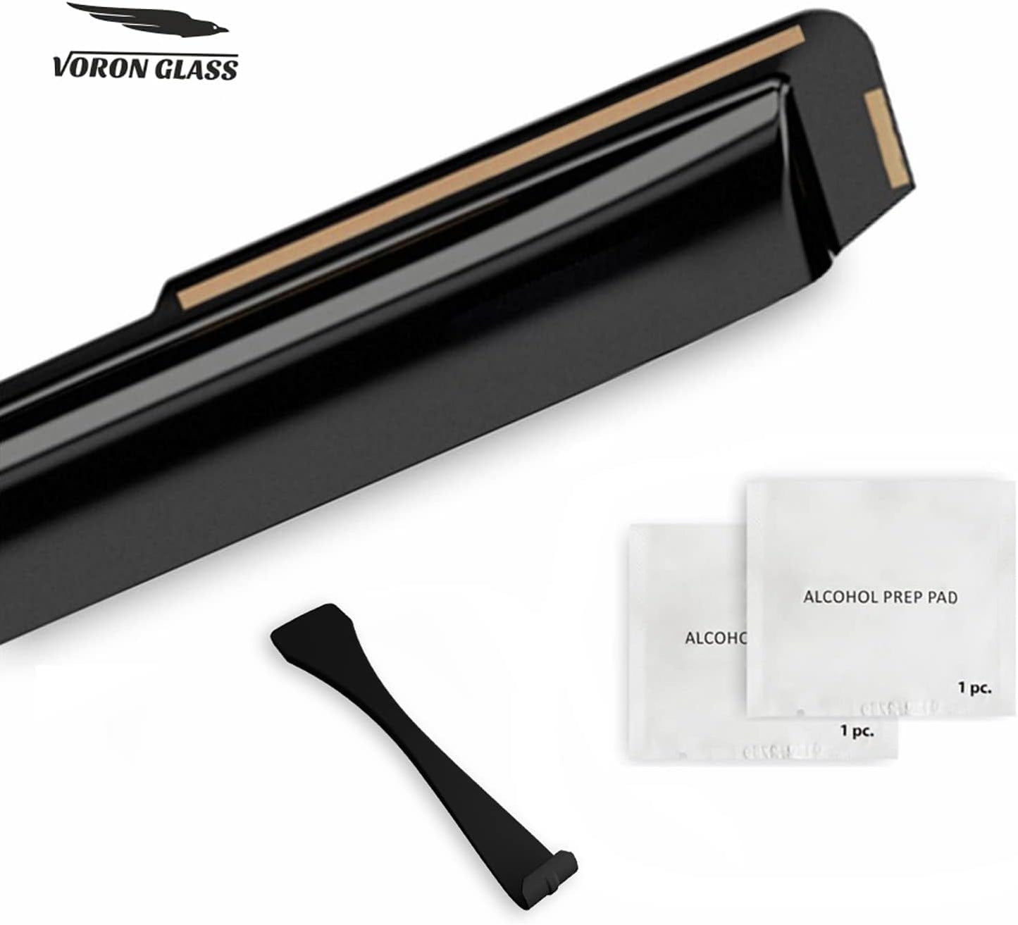 Voron Glass in-Channel Extra Durable Rain Guards for Buick Encore 2013-2022, Window Deflectors, Vent Window Visors, 4 Pieces - 200279