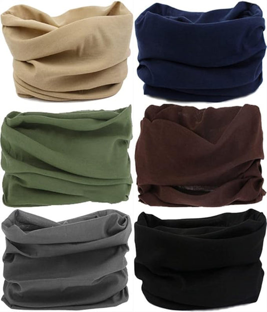 Headband Neck Gaiter Head Wrap Headwear Face Mask Magic Scarf Bandana for Men and Women