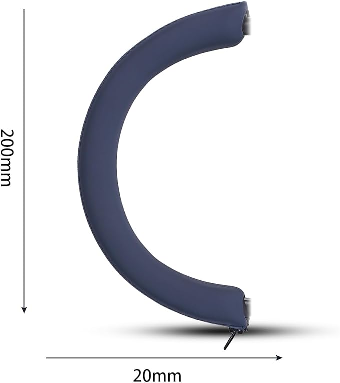 Headphone Headband Cover Sleeve for Sony Earphone WH-1000xm4/WH-1000XM3 Silicone Material Zipper Installation Sweat-Proof, dust-Proof and Easy to wash - Blue