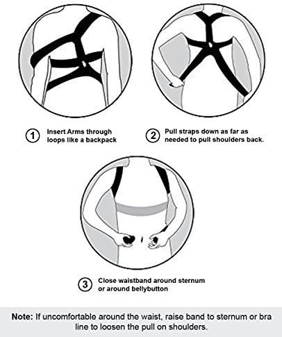 Posture Corrector - Fully Adjustable Breathable Clavicle Chest Back Support Brace for Improves Posture & Provide Lumbar Support Back Pain Relief - Perfect for Men & Women - Small