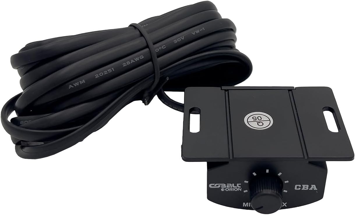 Orion Cobalt CBA3000.1D Monoblock 1-Channel Class D Amplifier for Car Subwoofer, 3000W, 2/4 Ohm Stable, Adjustable Low Pass & Subsonic Filter with Bass Boost, MOSFET Power Supply, Bass Knob Included