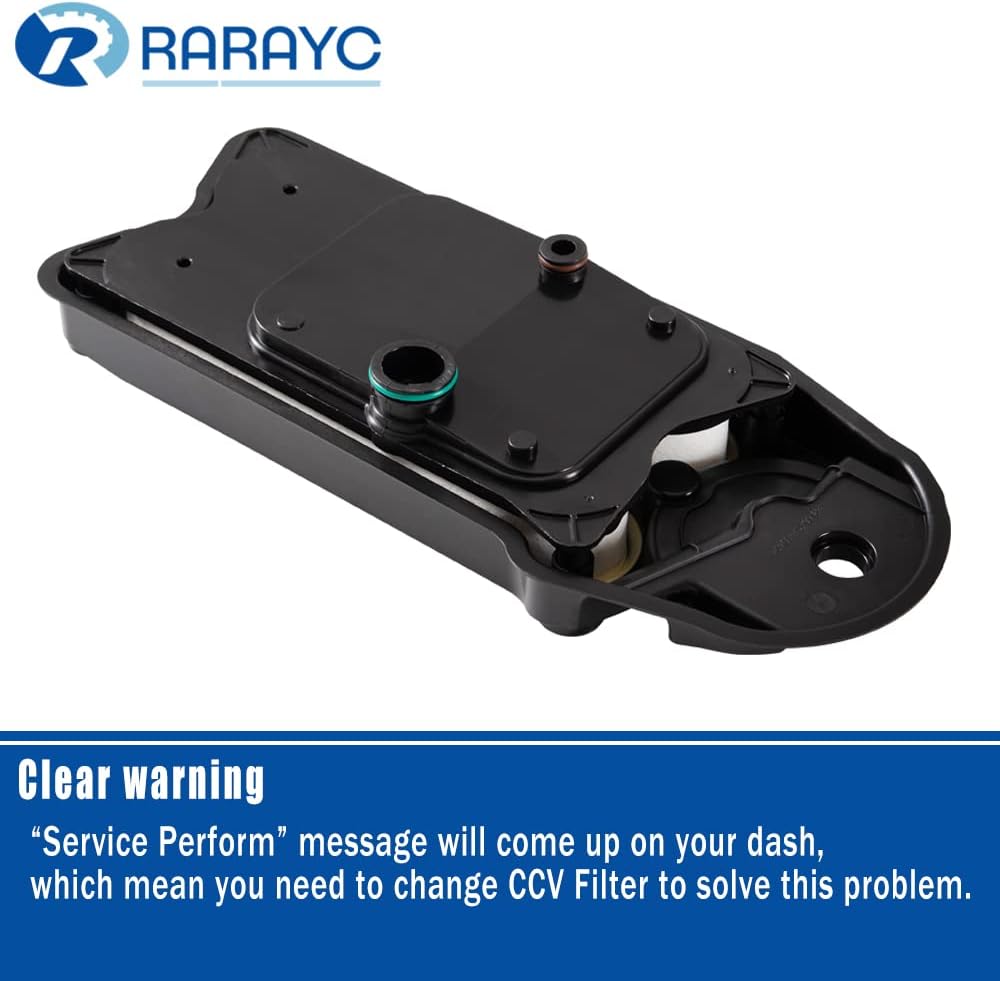 Crankcase Breather Filter, Crankcase Ventilation Filter Replacement for Ram 2500 3500 4500 5500 and All Cummins 6.7L ISB Engine Replaces # CV52001, 68002433AA, 68002433AB