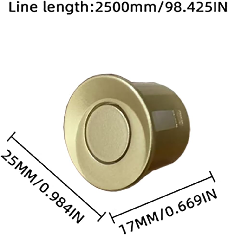 Car Reverse Backup Parking Sensor Radar System kit The LED Display with 3 Colors can Both Shows Distance Data and warn You with beep Sound Adjustable Volume Compact and Easy to Install (Blackbrown)