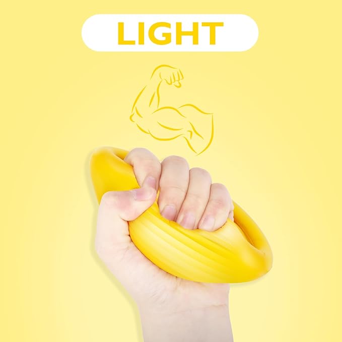 FitBeast Hand Exercise Balls - 3 Resistance Levels Stress Balls for Adults, Squeeze Balls for Hand Therapy, Rehabilitation, Arthritis, Muscle Building