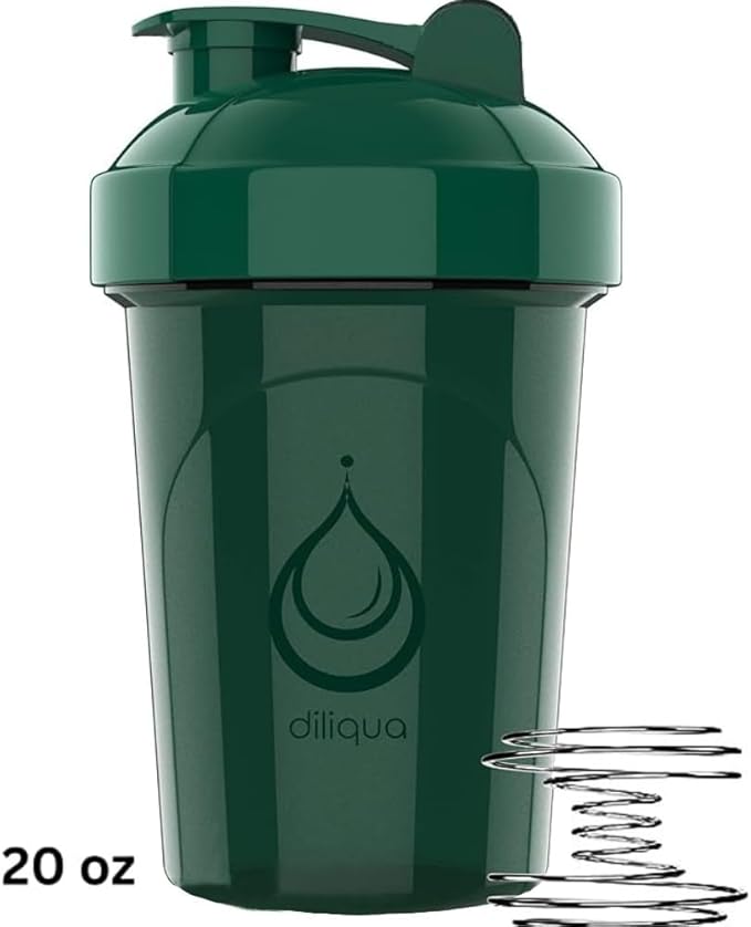 4 PACK, 28 oz & 20 oz Shaker Bottles for Protein Mixes | BPA-Free & Dishwasher Safe | Protein Shaker Bottle | Shaker Cups | Leakproof Blender Shaker Bottle Pack (28 & 20 oz Green)
