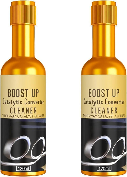 KXC 2PCS Catalytic Converter Cleaner kit，Catalytic Converter Cleaner, Catalytic Converter Cleaner，Fuel System Treatment Oil for Gas and Diesel Car.