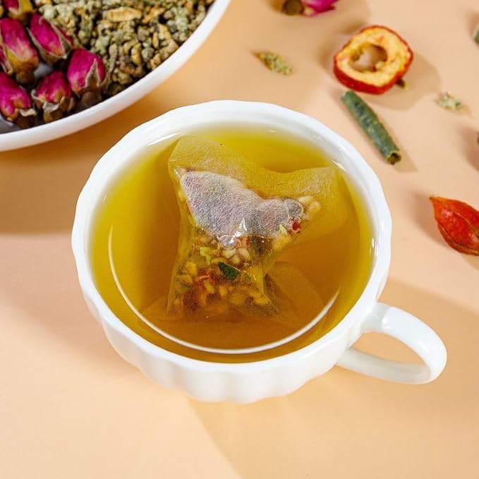 Oil Flush Tea - Oil Cleansing Tea for Liver & Kidney 15 Bags/Box, 10 Herbal with Excellent Formula, Chinese Winter Melon Lotus Leaf Teabag (2)