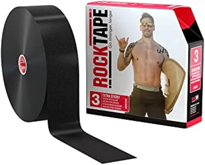 Rocktape Uncut Bulk Kinesiology Tape, Continuous Roll (Packaging May Vary)