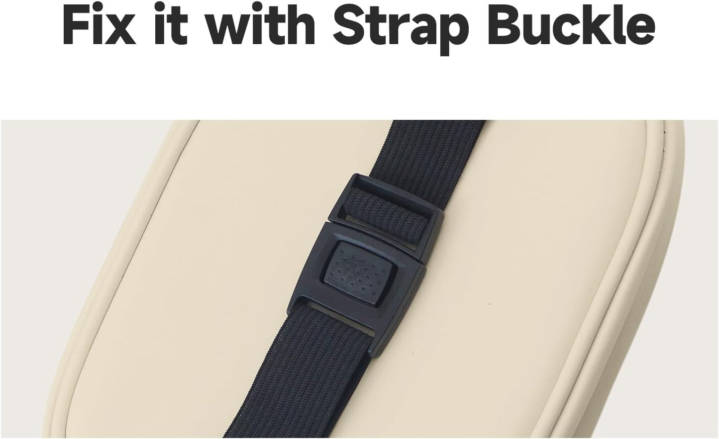 Car Tissue Holder, Tissue Box Cover Keep Car Tidy, Premium PU Leather Backseat Napkin Rectangle Organizer, Extra Large Tissue Box Storage in Car Fits for 6.6 * 4.7 * 2.3 Regular Size Tissues, White