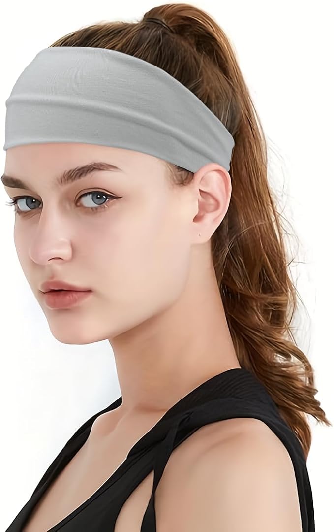JOYOYO Unisex Headbands for Women's Hair Soft Stretchy Fabric Kylie Head Band Bandeaux Hair Accessories for Workout Gym Yoga Hair Band,100% Pure Cotton