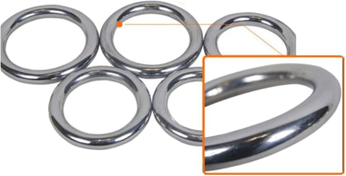 ZooBoo 2pcs Wing Chun Stainless Steel Training Rings (Pair) – Yeung Sau & Sticky Hand Strength Training for Wing Tsun, Siu Lum, and Kung Fu Practitioners