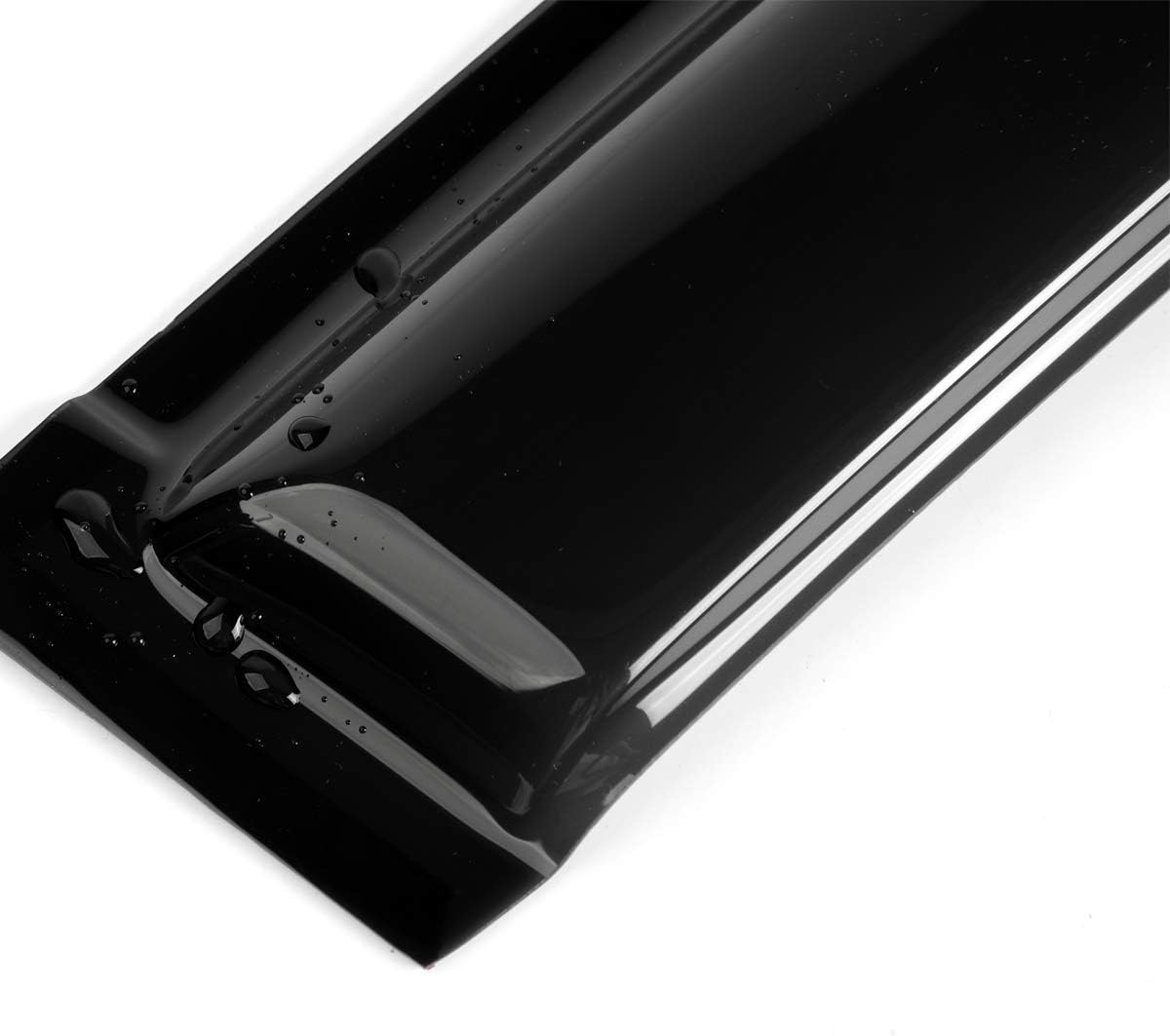 4pcs Original In Channel Style Rain Guards Durable Side Window Wind Deflectors Dark Smoke Vent Window Visors Compatible With 2016-2023 Tacoma Crew Double Cab