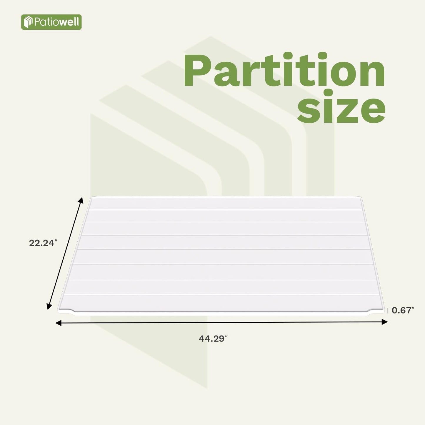 Patiowell Shelf of Plastic Outdoor Storage Cabinet, 26/50 Cu Ft Lockable Outdoor Storage Shed Waterproof Patio Tools Storage Box (2 Shelves),White