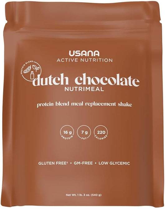 USANA Meal Replacement Shake - Dutch Chocolate - 540 Grams - 9 Servings