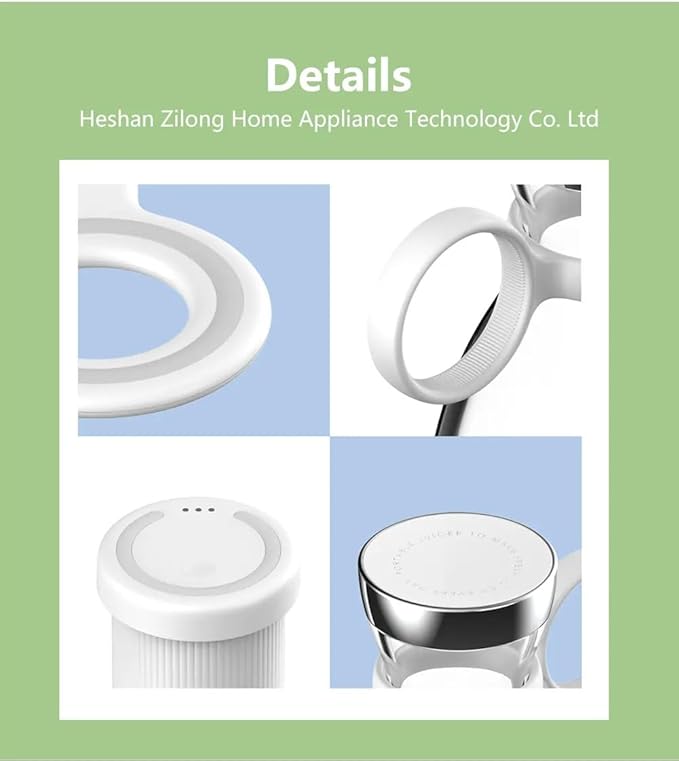 Portable Blender, Fashion Portable Blender for Shakes and Smoothies 11.8 Oz, Magnetic USB Fast Charging Mini Fresh Juice Mixer Bottle, Take It for Traveling, Outdoor, Gym, Office, (white)