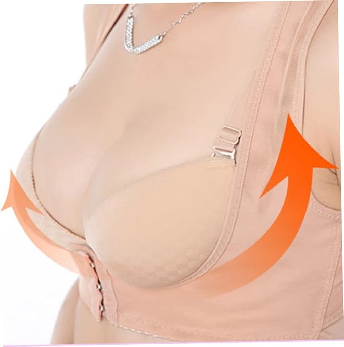 Healifty 2pcs Tank Tops Back Brace Womens Bras Push up Ladies Top Jacket Protective Gear Bracket Chest Support