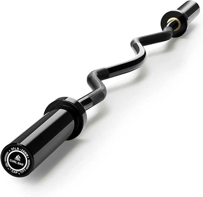 LIONSCOOL Premium 4ft/4.9ft/6ft Barbell for Strength Training and Olympic Weightlifting, 2 Inch Bar for Squats, Curls, Deadlifts, Presses, Hip Thrusts, 350lbs/500lbs/700lbs Weight Capacity