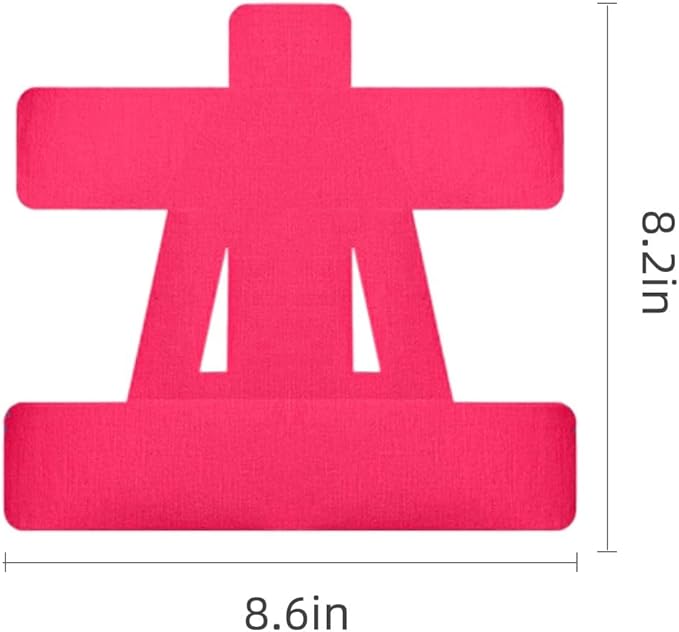IEADEN Precut Kinesiology Tape for Shoulder, 10 Pcs - Shoulder Support & Stability, Shoulder Pain Relief Athletic Tape - Waterproof & Elastic, Breathable Hypoallergenic Latex-Free Tape, Pink