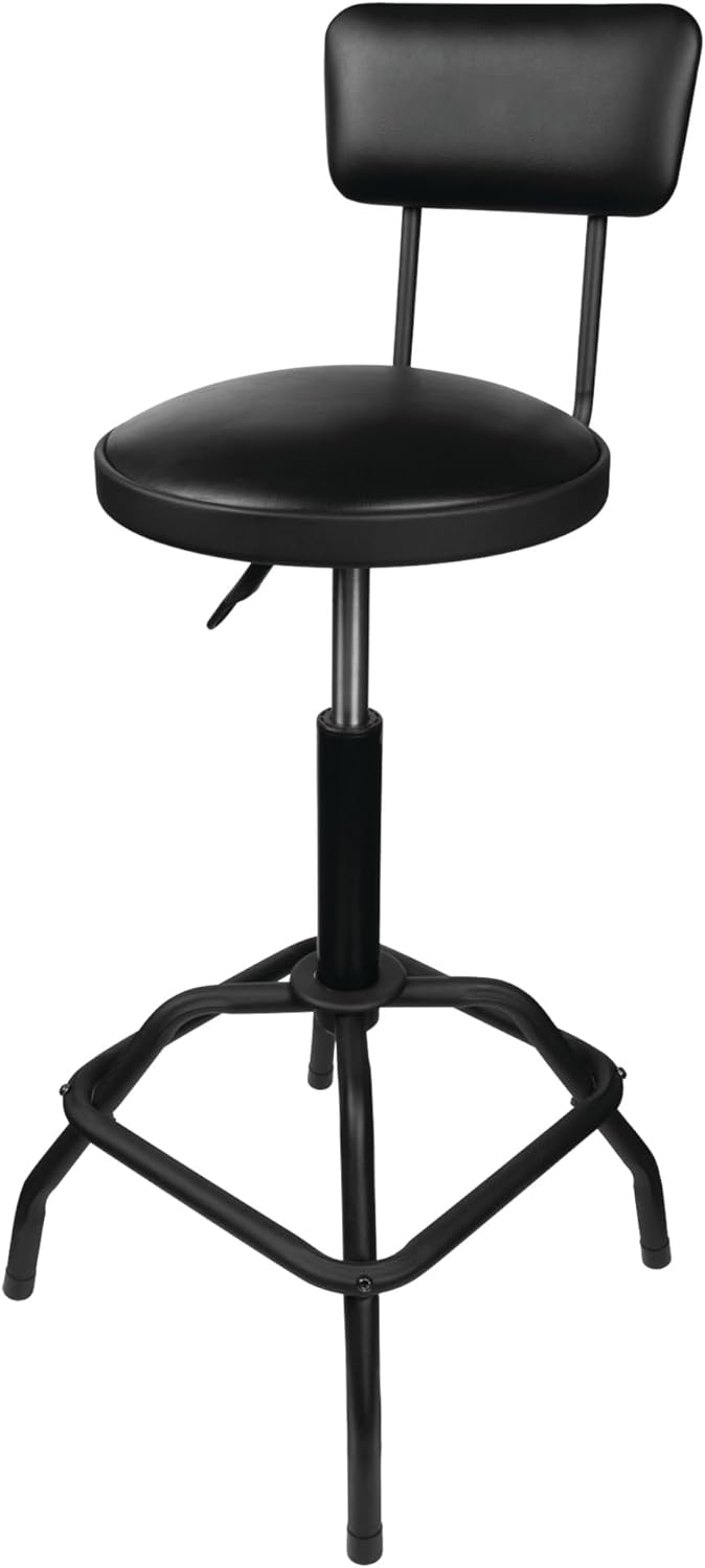 Performance Tool W85016 Pneumatic Stool w/Removable Backrest