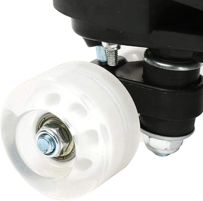 Roller Skates for Women and Men Cowhide High-Top Shoes Classic Double-Row Roller Skate Four-Wheel Roller Skates for Men Girls Unisex Christmas