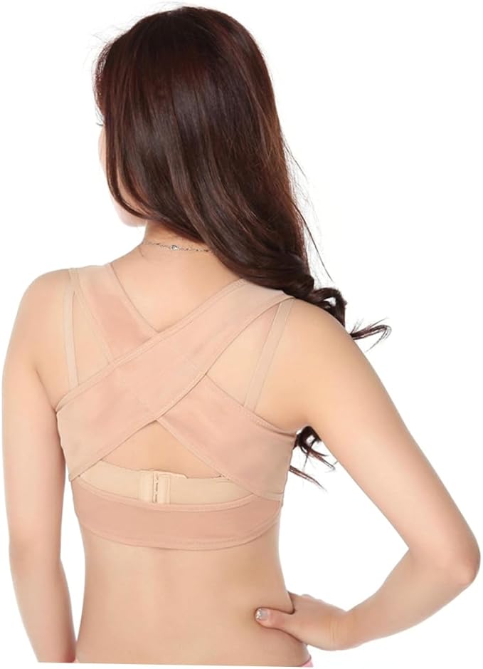 Healifty 2pcs Tank Tops Back Brace Womens Bras Push up Ladies Top Jacket Protective Gear Bracket Chest Support