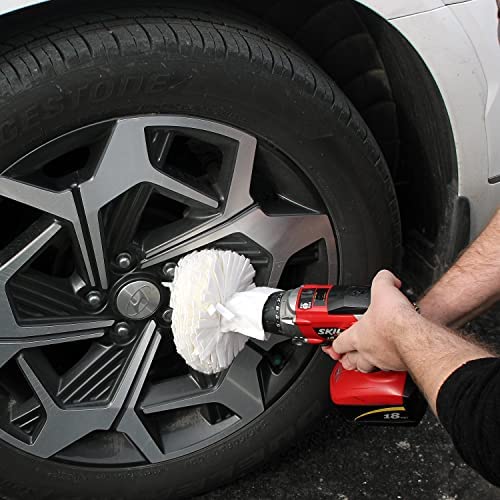 Flitz Car Buffing Kit (Plus) - USA-Made Car Care Kits for Vehicles - Includes 2lbs Polish, 5" BuffBall & 4 Microfiber Cleaning Cloths - Car Polishers and Buffers Kit to Remove Rust, Oxidation, & More