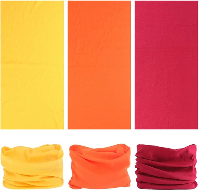 Headband Neck Gaiter Head Wrap Headwear Face Mask Magic Scarf Bandana for Men and Women