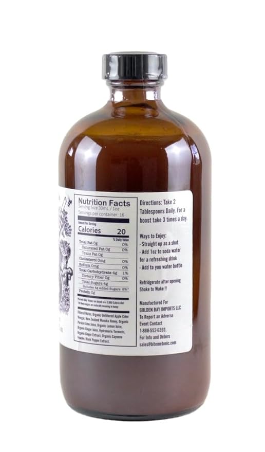 Bite Me Tonic - Apple Cider Vinegar with Manuka Honey Tonic