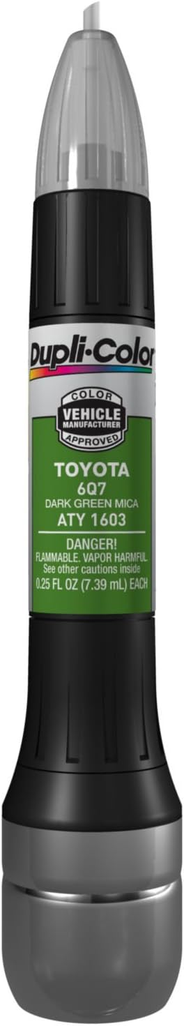 Dupli-Color ATY1603 Scratch Fix All-In-1 Exact-Match Automotive Touch-Up Paint – Toyota Dark Green Mica – 0.25 oz. Paint Pen