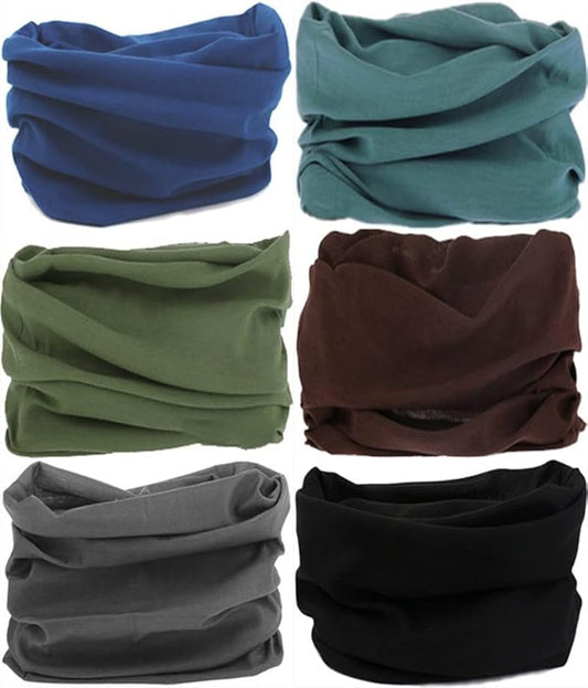 Neck Gaiter Headband Headwear Head Wrap Face Mask Magic Scarf Bandana for Men and Women