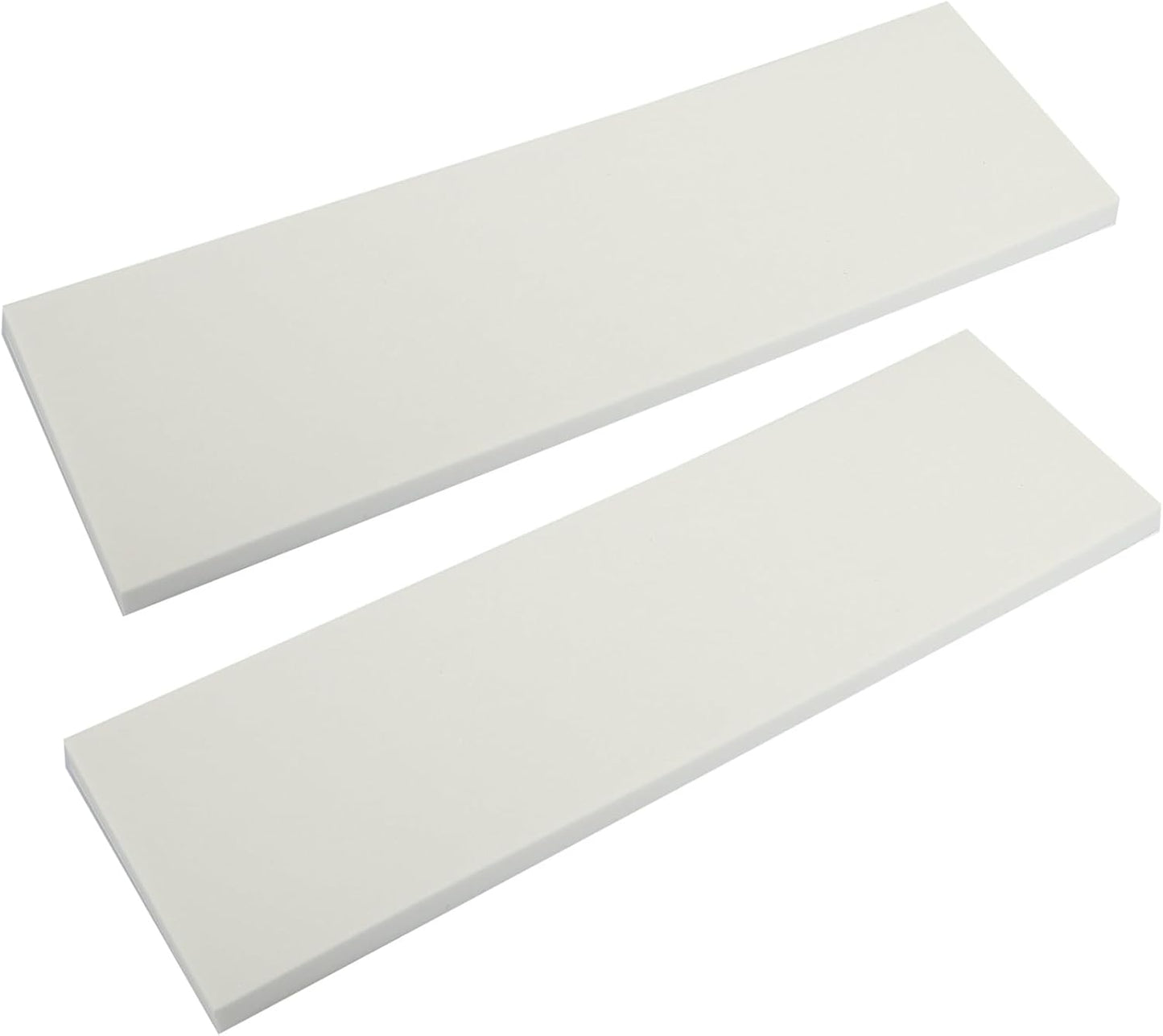 400x120x15mm 2pcs Car Garage Wall Guard Door Bumper Protector Anti Collision Waterproof White Automotive Parts