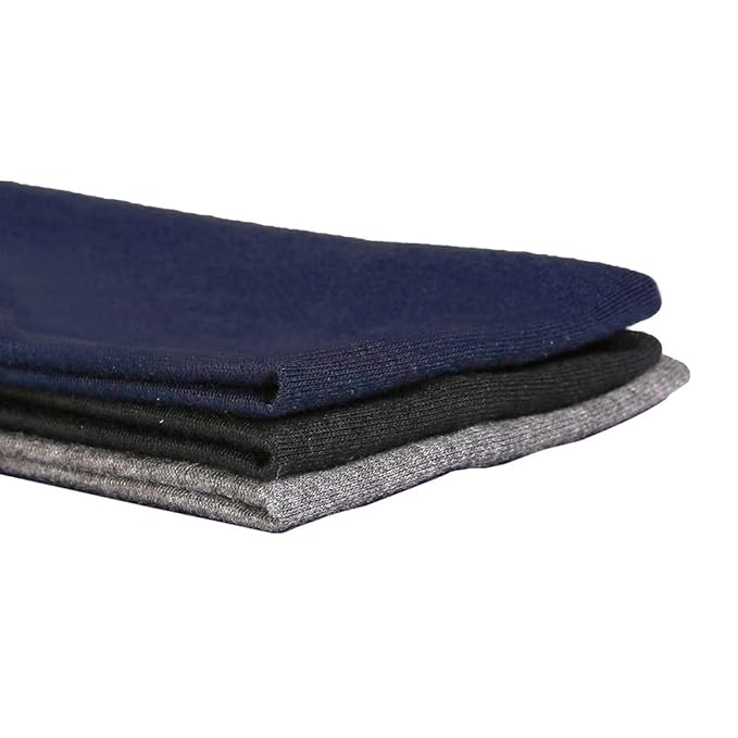 DERAYEE Black Headbands, 6 Pcs Fashion Hair Bands Stretch Elastic Yoga Headband for Women Men Girls Sports Headwraps Non Slip