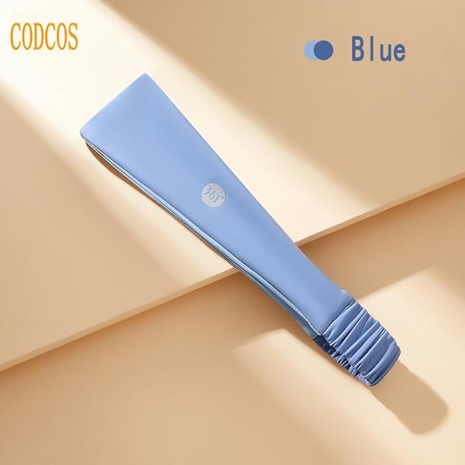 Women's Ice-Feeling Sports Headband Quick-Drying Cooling Sweatband Moisture Wicking Non Slip Exercise Sweat Band for Women Workout Running Tennis Yoga Fitness