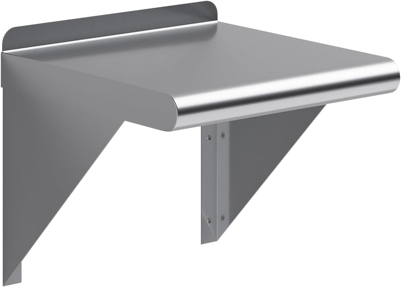 AmGood 12 in. x 12 in. Stainless Steel Wal Mount Shelf. Commercial/Home. Kitchen, Restaurant, Garage, Laundry, Utility Room. NSF